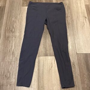 ATHLETA womens grey athletic side pockets size L